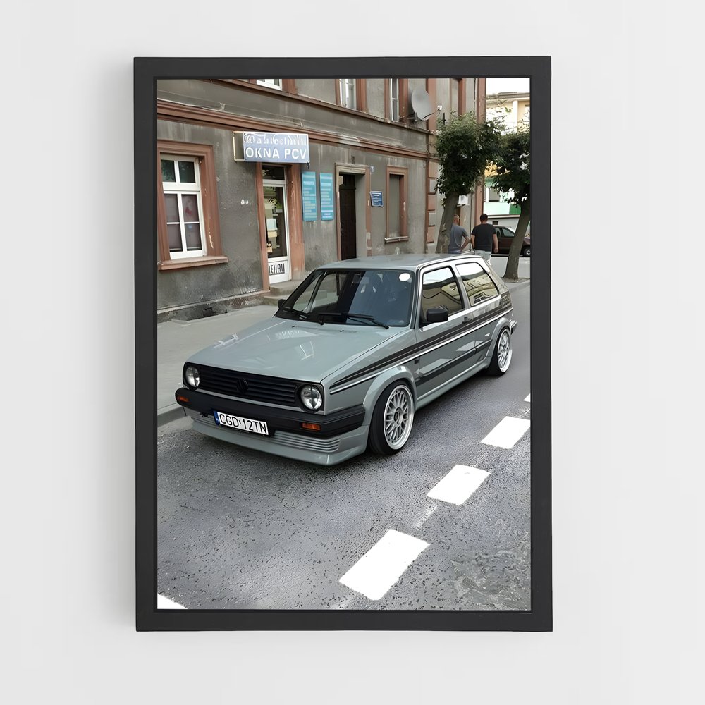Poster Golf GTI Legend – affiche Volkswagen (vue 2)